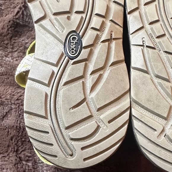 Chaco Z/1 Sandals with Yellow and Gray Straps - Picture 7 of 10